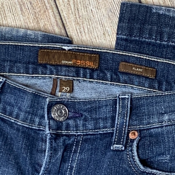 Fossil | Low Rise Flare Jeans | Size 29 - Picture 3 of 5